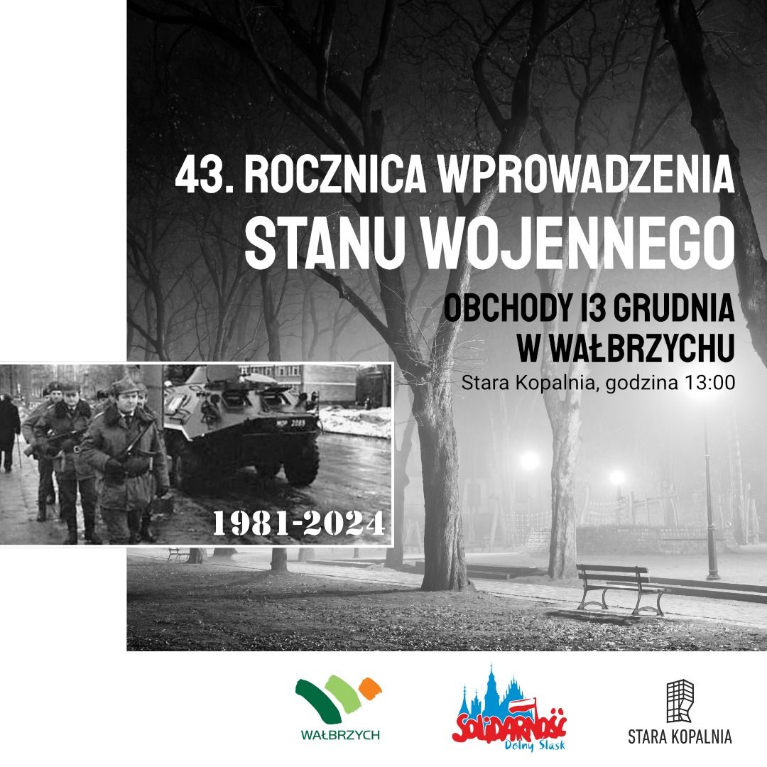 Wałbrzych: Obchody rocznicy wprowadzenia stanu wojennego