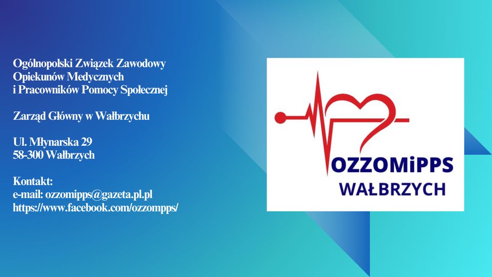 Wałbrzych/Kraj: Apel opiekunów medycznych