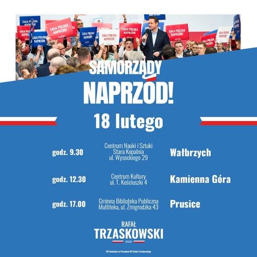 Wałbrzych/REGION: Promują kandydaturę Trzaskowskiego