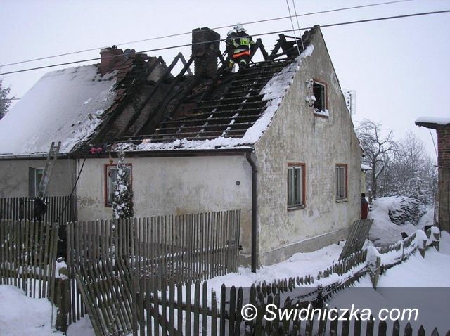 Region - Borów: Pożar domu w Borowie