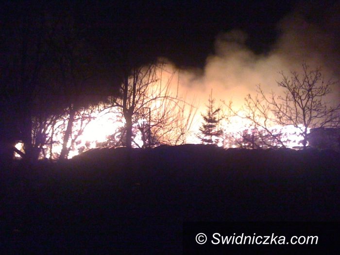 Region - Mokrzeszów: Wielki pożar w Mokrzeszowie