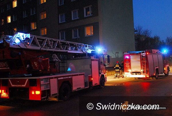 Świdnica: Trzy wozy strażackie kontra garnek