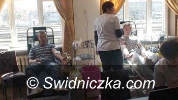 Region - Jaworzyna Śl., Świdnica: Rezultaty zbiórek krwi