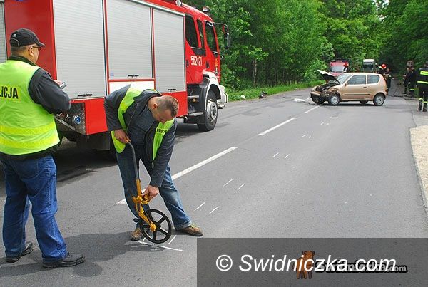 Świdnica/Strzegom: Wypadek na trasie na Strzegom