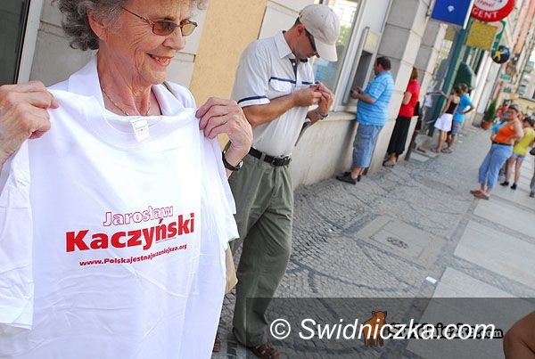 Świdnica: Oni popierają Jarosława Kaczyńskiego