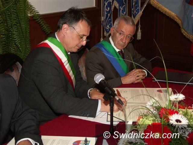 Strzegom: Włosi odnowią umowę partnerską