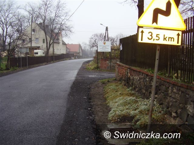 powiat świdnicki: Dwa kilometry równej trasy Wirki–Kątki