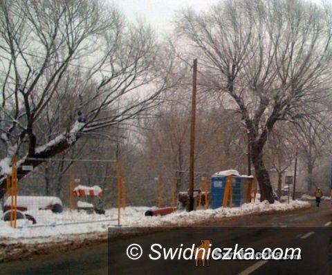 Świdnica: Śnieg sypie, a drogowcy pracują
