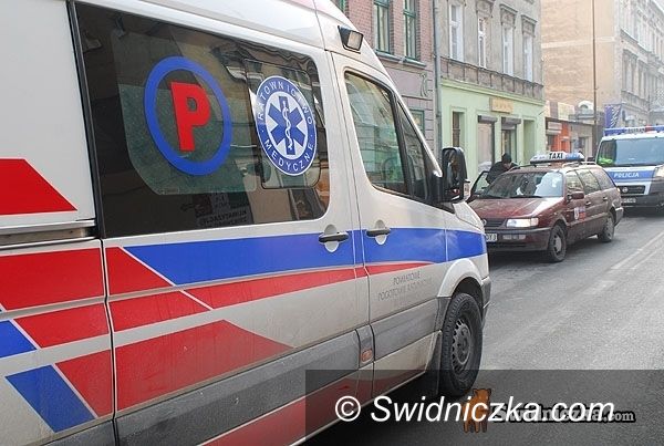 powiat świdnicki: Raport z pogotowia: trzy potrącenia pieszych