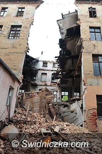 Świdnica/Dolny Śląsk: Wtorek w Świdnicy i w okolicy – zawalona oficyna i inne wydarzenia
