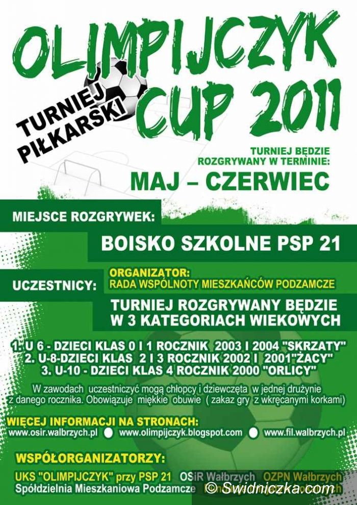 Wałbrzych: Ruszył cykl turniejów piłkarskich Olimpijczyk Cup 2011