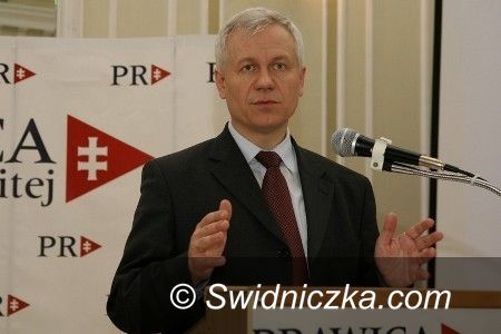 Świdnica: Marek Jurek dziś w Świdnicy ogłosi listy Prawicy Rzeczpospolitej
