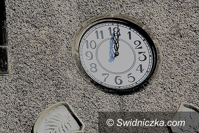 Świdnica/Region/Kraj: Zmiana czasu na zimowy
