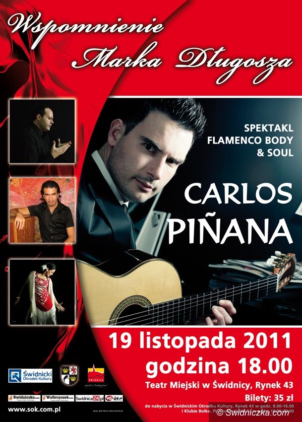 Świdnica: W najbliższą sobotę koncert Carlosa Pinany