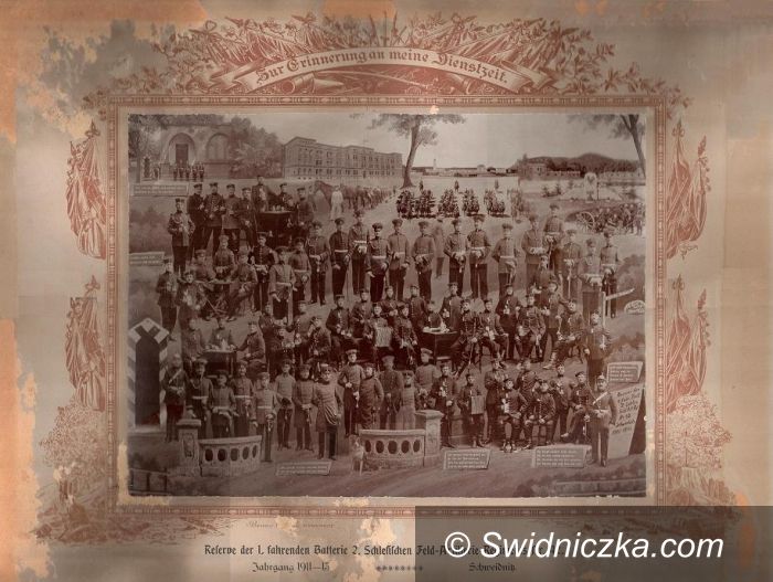 Żarów: Odnaleziona fotografia świdnickich artylerzystów z 1913 roku