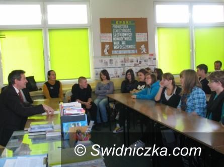 Świdnica: Międzynarodowe lekcje z gimnazjalistami