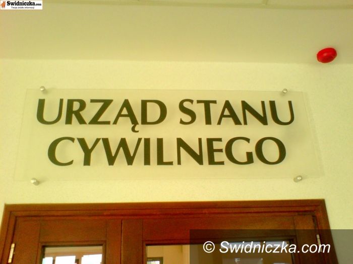 Świdnica: 2011rok w liczbach Urzędu Stanu Cywilnego