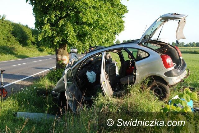 Świdnica: Groźny wypadek na trasie do Strzegomia