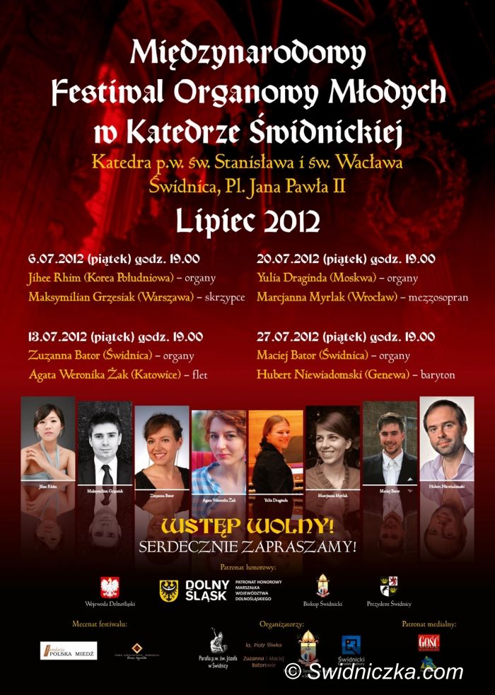 Świdnica: Międzynarodowy Festiwal Organowy Młodych w Świdnicy