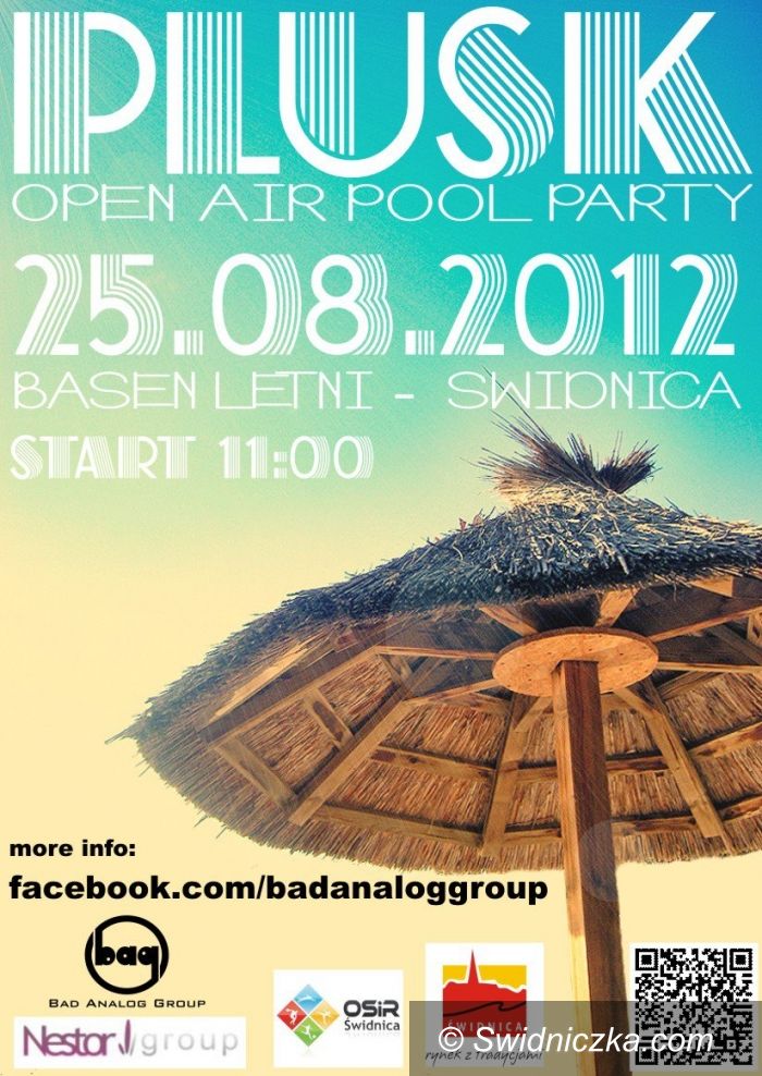 Świdnica: Plusk– open air– party na świdnickim basenie