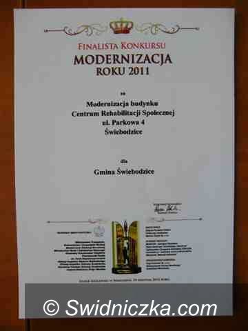 Świebodzice: Świebodzice finalistą Modernizacji Roku 2011