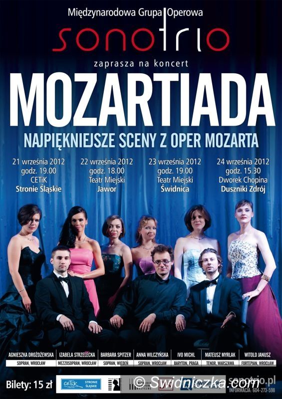 Świdnica: Mozartiada w świdnickim Teatrze