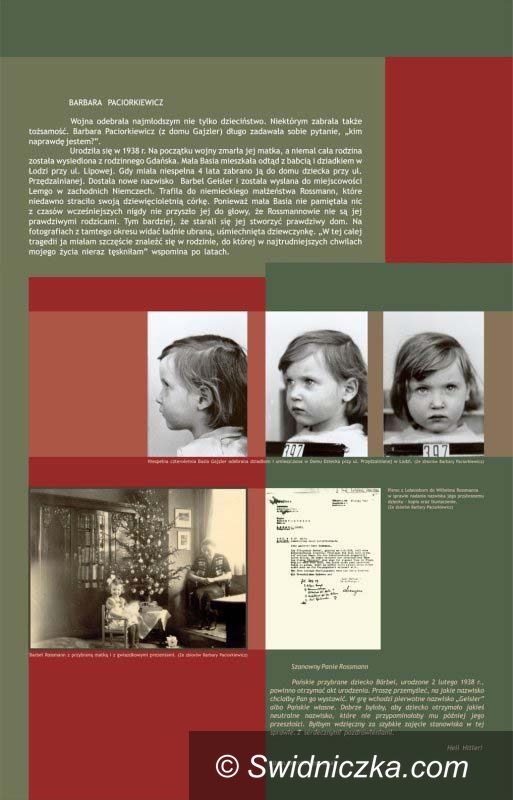 Rogoźnica: „Germanizacja dzieci polskich w okresie okupacji hitlerowskiej”