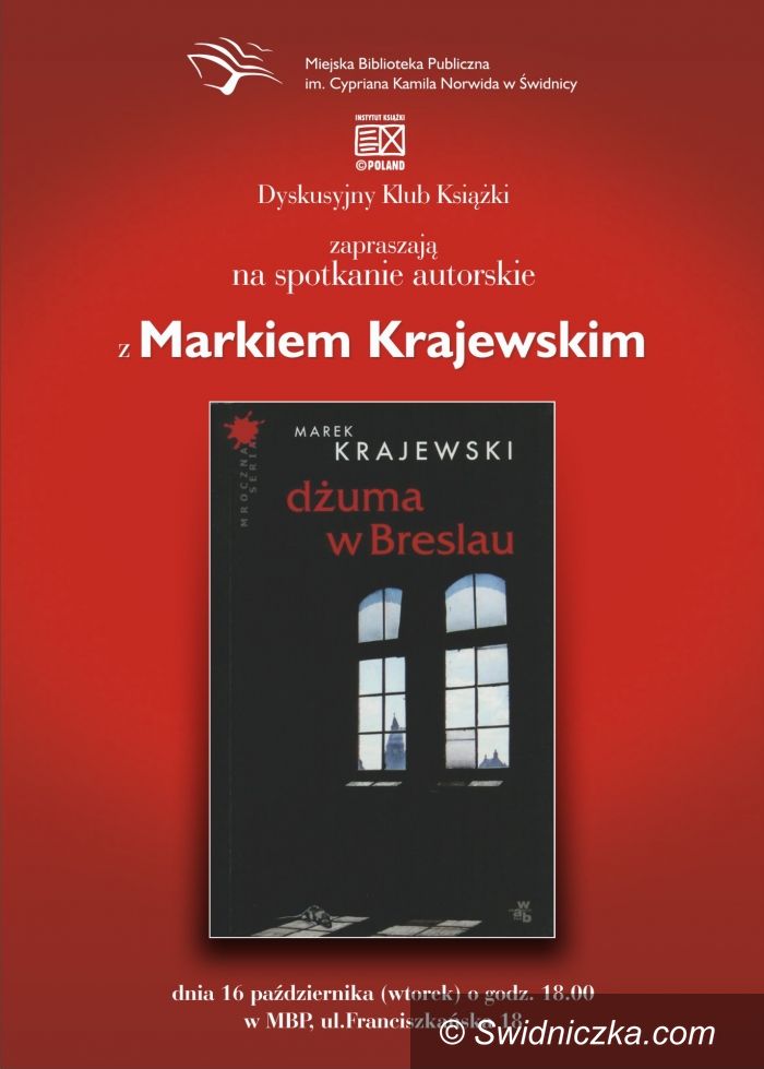 Świdnica: Spotkanie z Markiem Krajewskim
