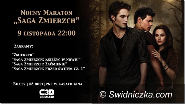 Świdnica: Nocny maraton z „Sagą Zmierzch”