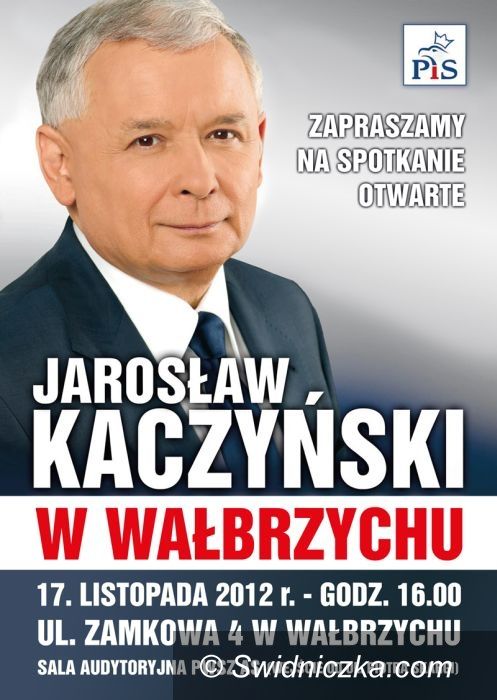 Wałbrzych: Jarosław Kaczyński odwiedzi region wałbrzyski