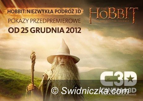 Świdnica: "Hobbit: Niezwykła Podróż 3D" – pokazy przedpremierowe w Cinema3D!