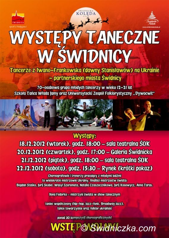 Świdnica: Tancerze z Ukrainy wystąpią w Świdnicy