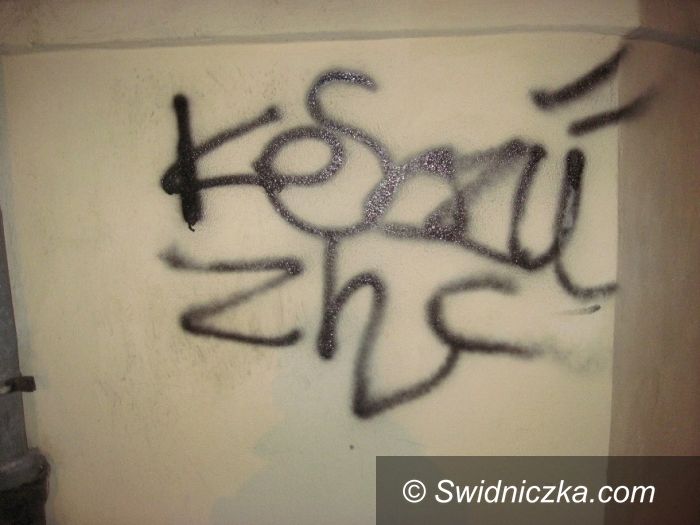 Świdnica: Grafficiarz ujęty przez patrol Straży Miejskiej