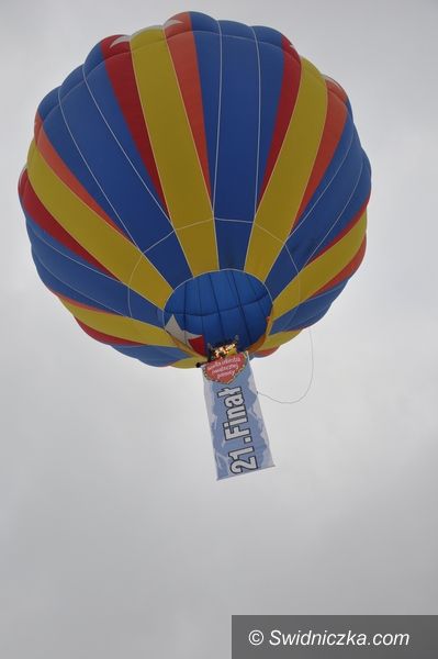 Świdnica: Próbny lot balonu