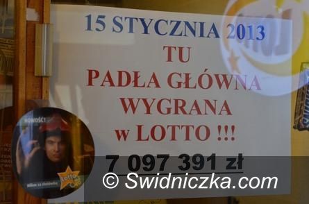 Wałbrzych: Główna wygrana w Lotto w Wałbrzychu