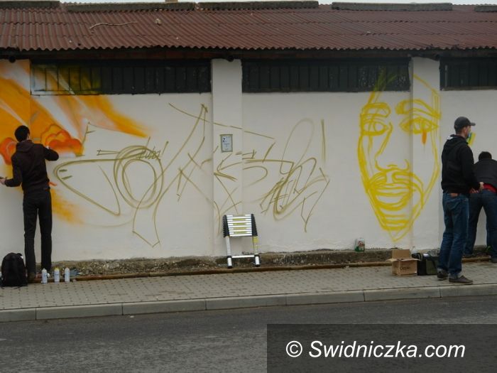 Strzegom: Strzegomska ściana graffiti wystartowała