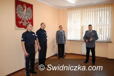 powiat świdnicki: Wyróżnienie dla policjantów z powiatu świdnickiego