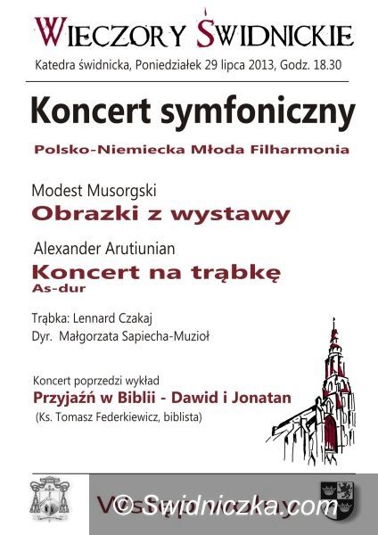 Świdnica: Koncert symfoniczny w ramach "Wieczorów Świdnickich"