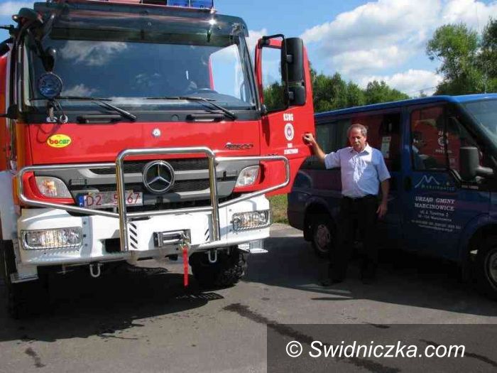 Zebrzydów: Odbiór wozu strażackiego dla OSP Zebrzydów