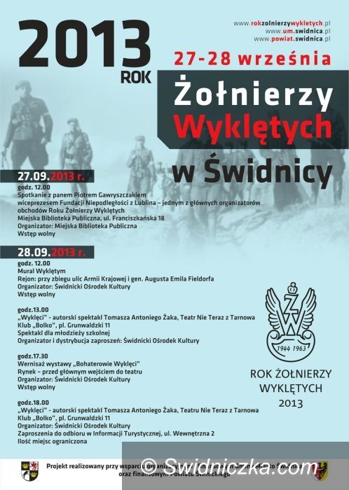 Świdnica: Rok Żołnierzy Wyklętych w Świdnicy