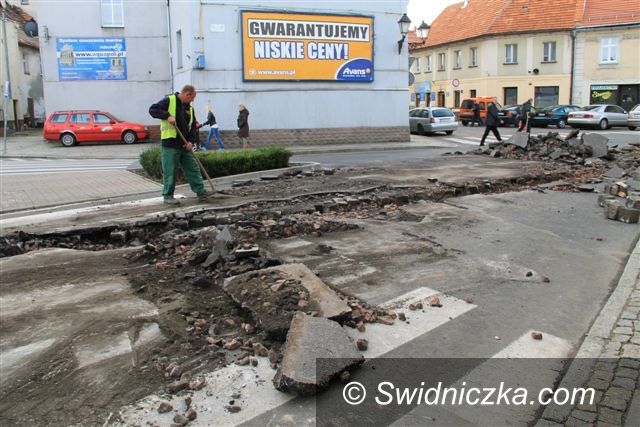 Świebodzice: Remont ulicy Żeromskiego w Świebodzicach przesunięty