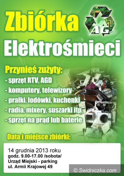 Świdnica: Kolejna zbiórka elektrośmieci w Świdnicy