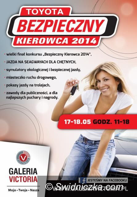 Wałbrzych: Finał akcji „Bezpieczny Kierowca 2014” w Galerii Victoria/Maciej Szczepaniak gościem imprezy