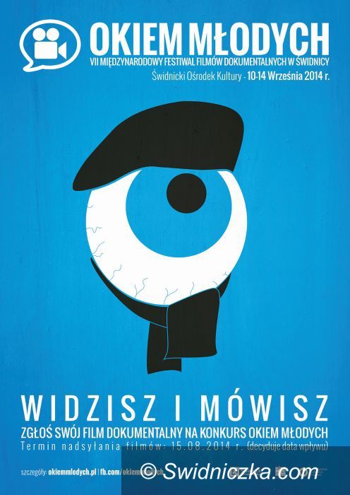Świdnica: Rusza nabór filmów do konkursu 7. edycji Festiwalu „Okiem Młodych”