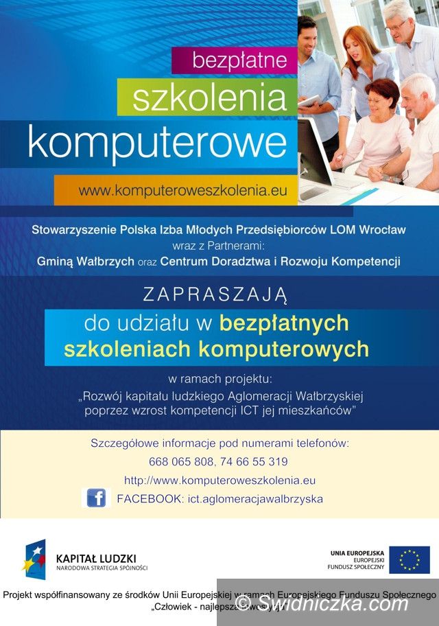 Żarów: Bezpłatne szkolenia komputerowe dla mieszkańców gminy Żarów