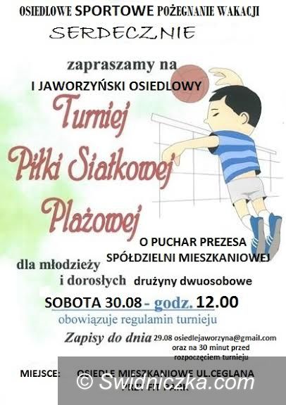 Jaworzyna Śląska: Turniej plażówki w Jaworzynie Śląskiej