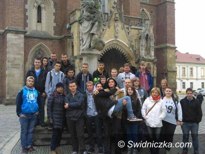 Świdnica: Uczniowie Mechanika gościli uczniów z Niemiec