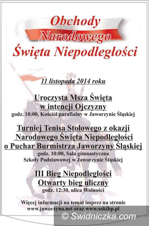 Jaworzyna Śląska: 11 listopada – obchody w gminie Jaworzyna Śląska