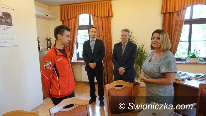 Świdnica: Jurek Brzostowski odwiedził prezydent Świdnicy