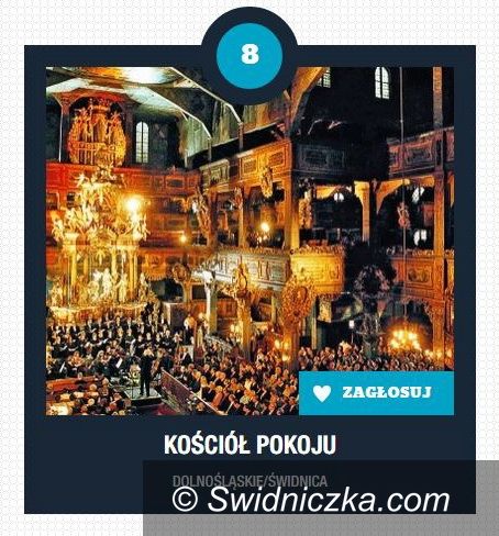 Świdnica: "7 nowych cudów Polski" – Trwa głosowanie